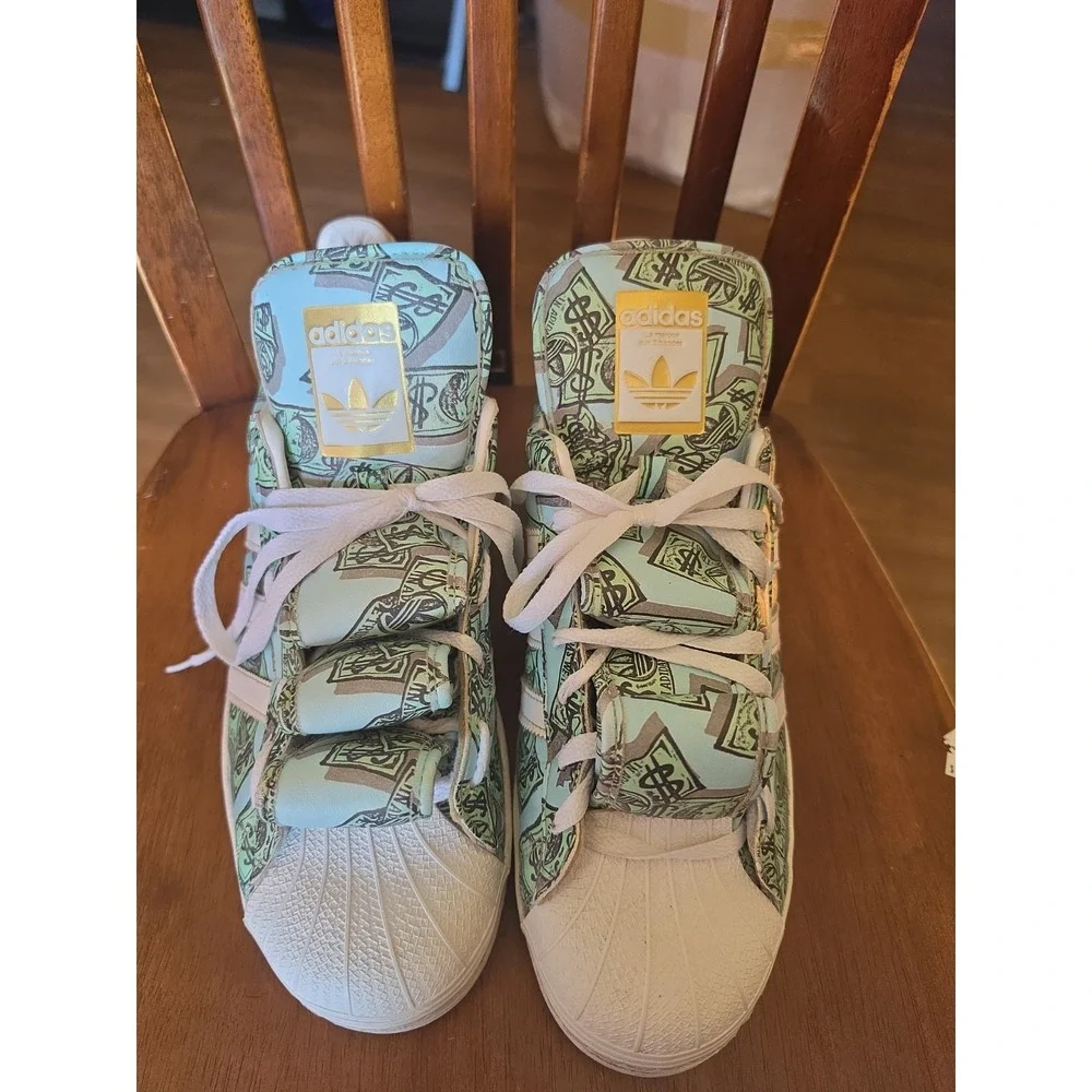 adidas jeremy scott Money Print SuperStar  11.5